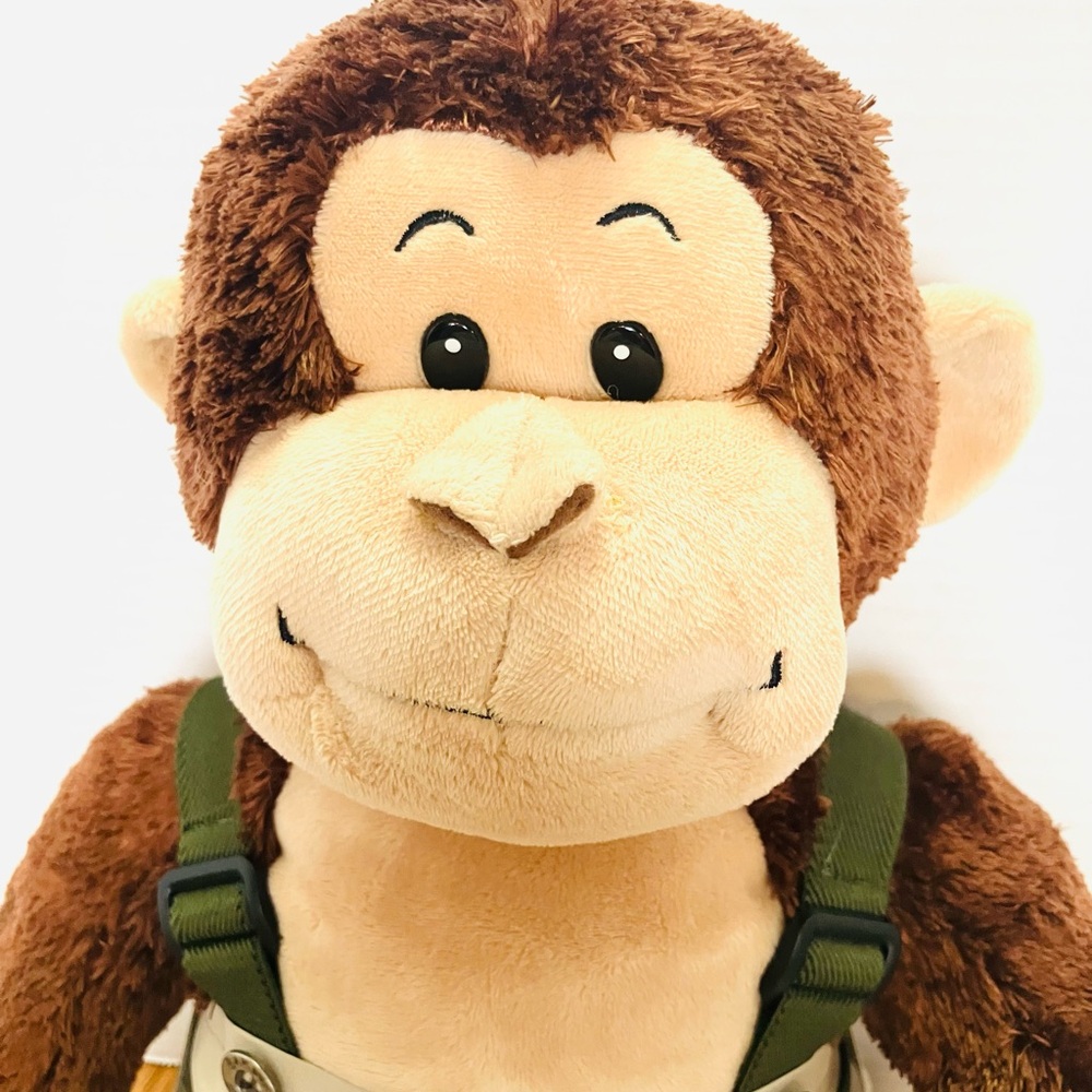 Build-A-Bear Retired Chimpanzee Plush 18in Safari Pants Has Giggle Box Works - Picture 4 of 8